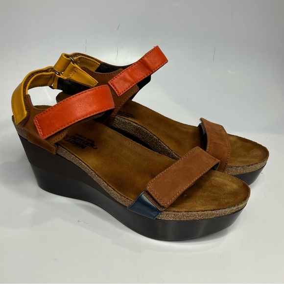Naot Miracle wedge Sandals size 41 L10 - Picture 2 of 8